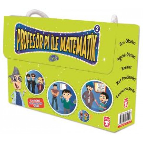 Profesör Pi İle Matematik 2 Set - (5 Kitap) Profesör Pi İle Matematik 2 Set - (5 Kitap)