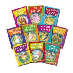 Allahın İsimlerini Öğreniyorum 2 Set (10 Kitap)