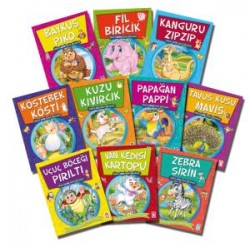 Allahın İsimlerini Öğreniyorum 2 Set (10 Kitap)