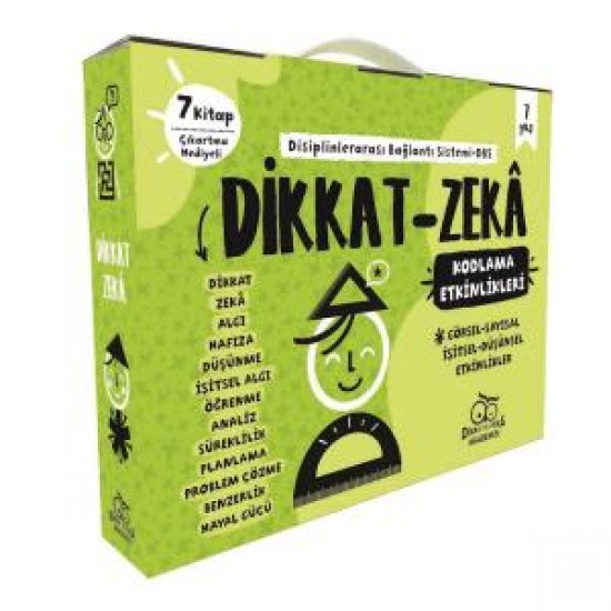 Dikkat - Zeka 1. Sınıf Seti - 7 Yaş  (7 Kitap)