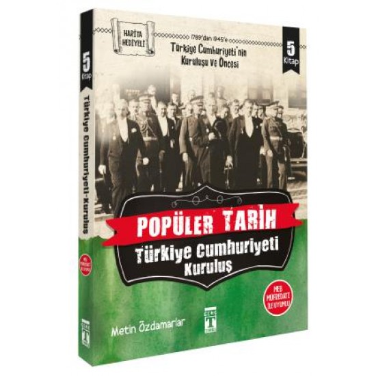 Popüler Tarih Türkiye Cumhuriyeti Kuruluş Set - (5 Kitap) Popüler Tarih Türkiye Cumhuriyeti Kuruluş Set - (5 Kitap)