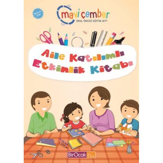 Aile Katılımlı Etkinlik Kitabı - Mavi Çember (48 Ay ve Üzeri)