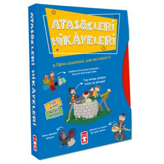 Atasözleri Hikayeleri Set - (5 Kitap)