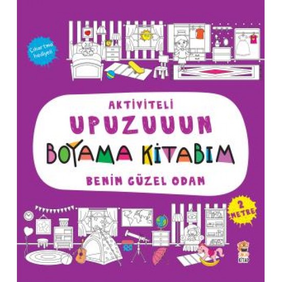 Aktiviteli Upuzuuun Boyama Kitabım - Benim Güzel Odam