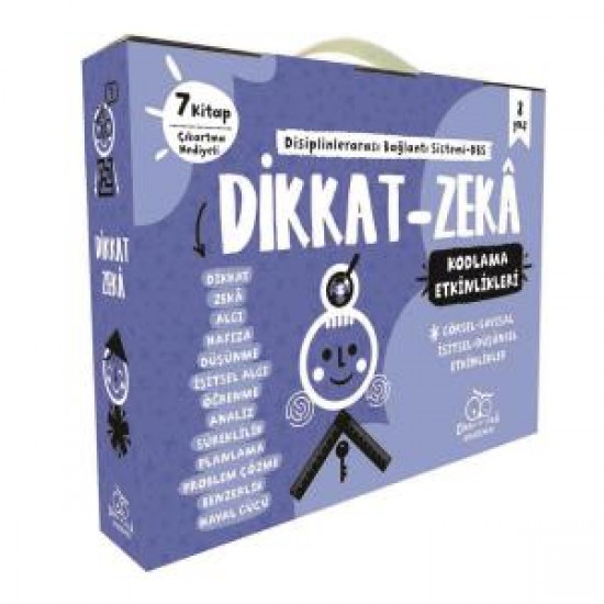 Dikkat - Zeka 2. Sınıf Seti - 8 Yaş  (7 Kitap)