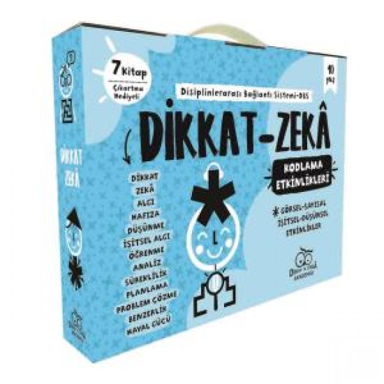 Dikkat - Zeka 4. Sınıf Seti - 10 Yaş  (7 Kitap)