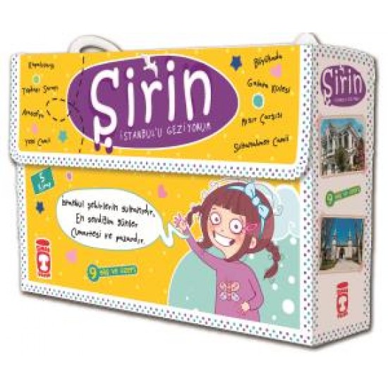 Şirin İstanbulu Geziyorum 1 Set - (5 Kitap)
