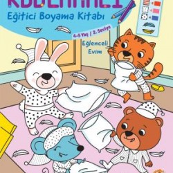 Kodlamalı Eğitici Boyama Kitabı - Eğlenceli Evim